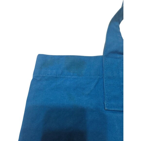 Vintage 90’s ESPRIT Blue Black Logo Tote Carryall Shopper Bag Large Made In USA - Picture 7 of 14